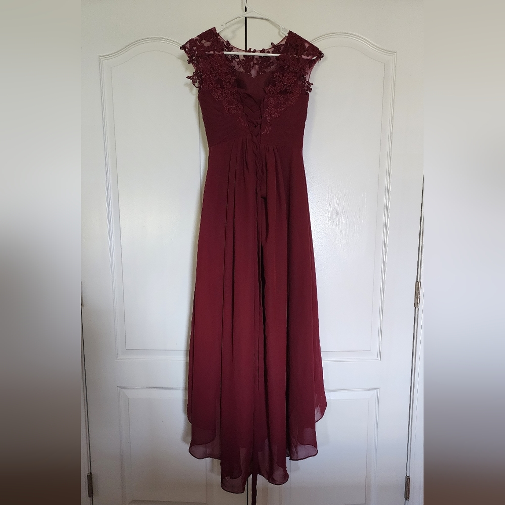 Maroon Wedding/Prom Dress